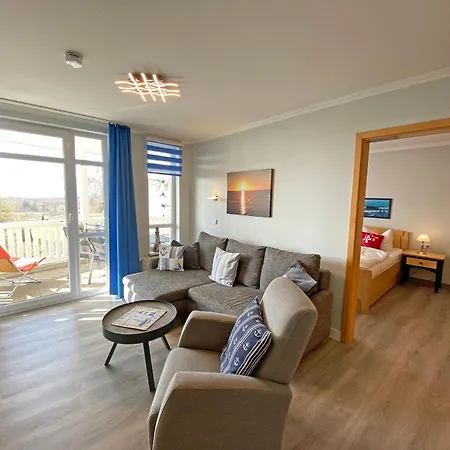 Haus Ruegenscher Bodden Whg 05 Mit Meerblick Daire Goehren (Ruegen)